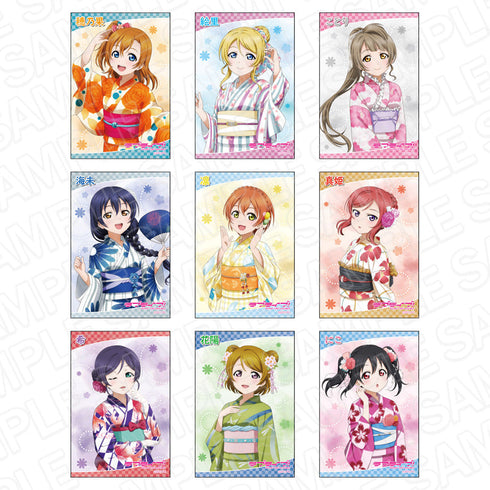 『ラブライブ!』スクエアカンバッジ 浴衣 ver セット